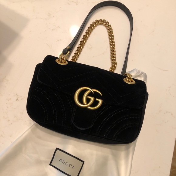 ❌ SOLD❌ Authentic Gucci velvet small marmont - Picture 7 of 8